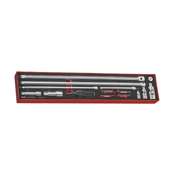 TEXEXT13 - 13 Piece Socket Accessories Set in EVA Tray